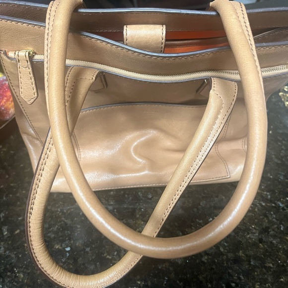 Fossil Knox Tote Shoulder Bag in Beige - Picture 6 of 9